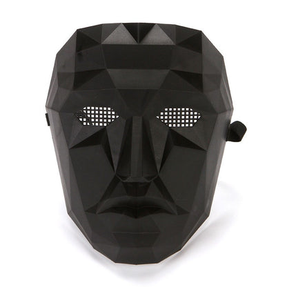 Korean Cosplay TV Disguise Mask Square Circle Triangle full face mask for HALLOWEEN Party Role Play Outfit