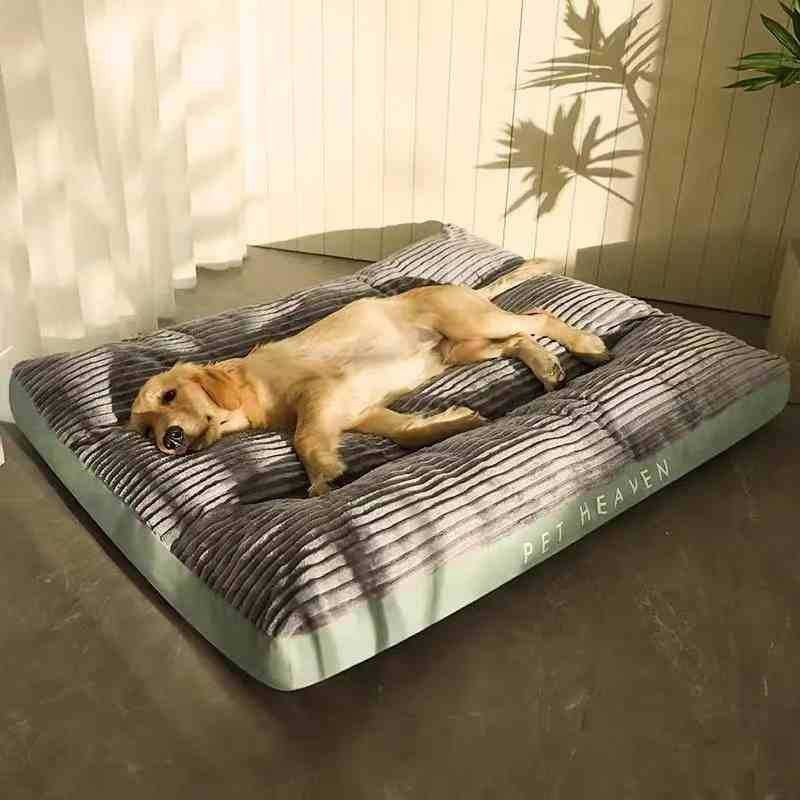 Cama para cães para todas as estações, para inverno, para cães pequenos, médios e grandes, cama para gatos quente, destacável e lavável, almofada para produtos para cães