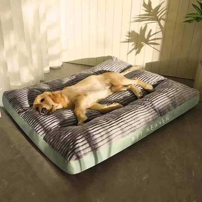 Cama para cães para todas as estações, para inverno, para cães pequenos, médios e grandes, cama para gatos quente, destacável e lavável, almofada para produtos para cães