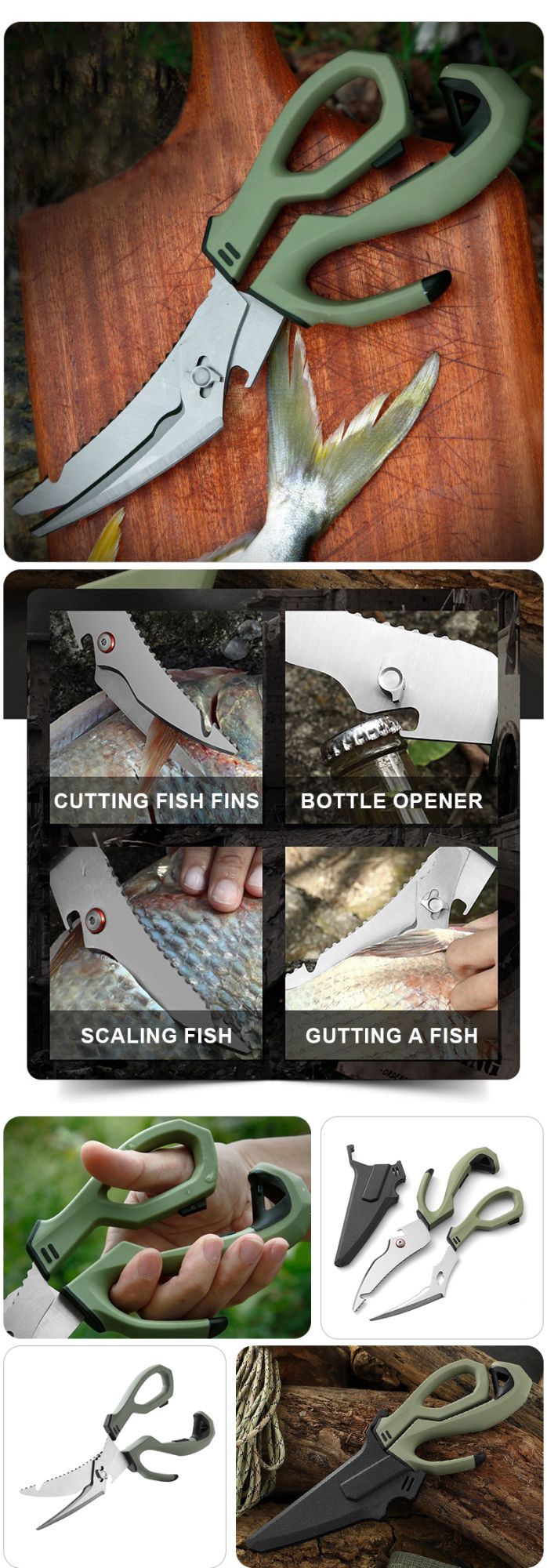 Shawto Liga de Alumínio Pesca Pinça Profissional Ferramenta de Pega de Lábio de Peixe Tesoura de Peixe Clipe de Controle de Peixe Alicates de Equipamento
