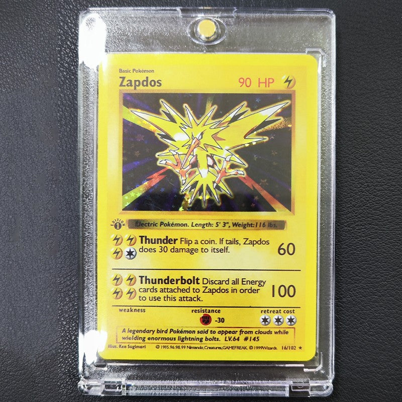 Cartas Colecionáveis DIY Pokémon com Card Brick 1996 1ª Edição Flash Cards Charizard Blastoise PTCG Game Anime Cartas Brilhantes Presente