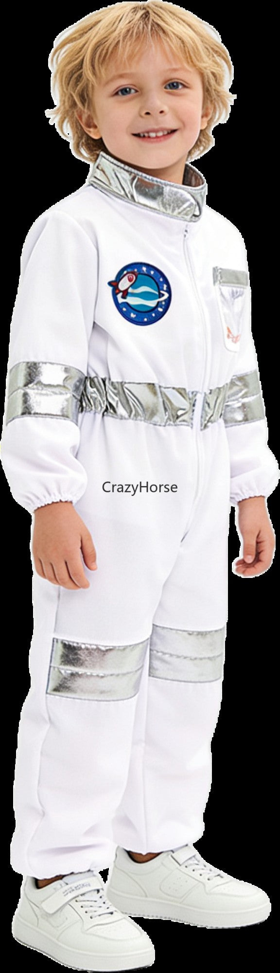 New Astronaut Boys Girls Cosplay Costume for Kids Spaceman Child Halloween Dress Up Children Rocket Jumpsuit Outfit Bodysuits