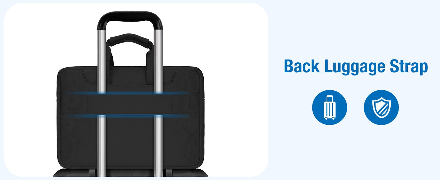 Laptop Briefcase Bag for 2025 MacBook Air Pro M5 M4 M3 M2 M1 13 13.3 14 15 15.6 16 inch HP Dell Lenovo Asus Notebook Sleeve Case