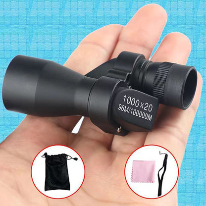 Telescópio Monocular Portátil 1000X20 Mini Telescópio Profissional Infantil Leve com Pano de Limpeza para Atividades ao Ar Livre