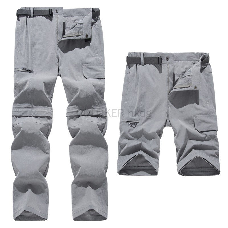 2025 Zip Off Hiking Pants Convertible Shorts Mens Cargo Work Pants Lightweight Breathable Trousers Workwear Outdoor Casual Pants