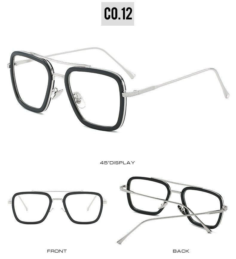 Tony Stark Glasses Men Women Sunglasses Iron man Eyewear Steampunk Sun Glasses Male Goggles