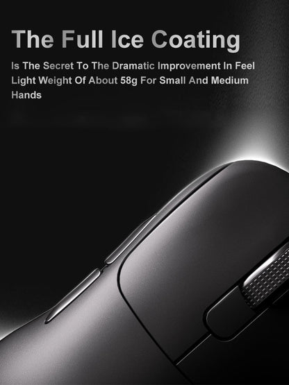 Mouse Gamer sem fio e com fio leve AJAZZ AJ179 PRO PAW3395 com base de carregamento magnética, ergonômico, com macro, para PC e notebook