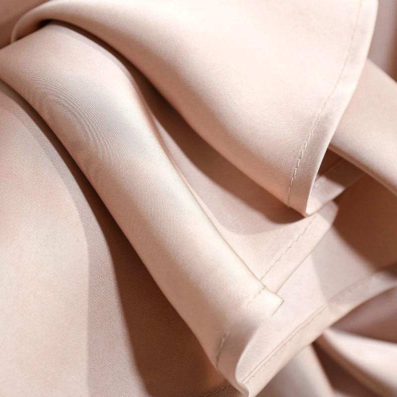 Women Satin Fishtail Skirts Fashion Streetwear Female Elastic High Waist Skirts Solid Color Summer Ladies Slim Silk A-line Skirt