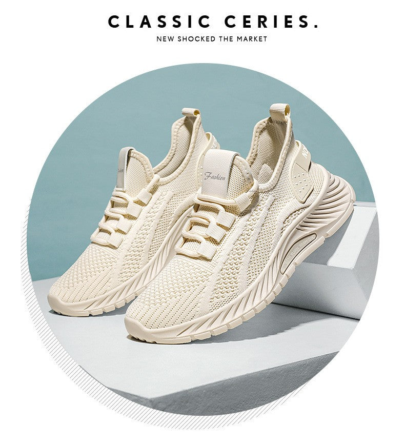 ?Sapatos Femininos Verão 2025 Tênis Casual Malha Respirável Leve Acessível Frete Grátis?