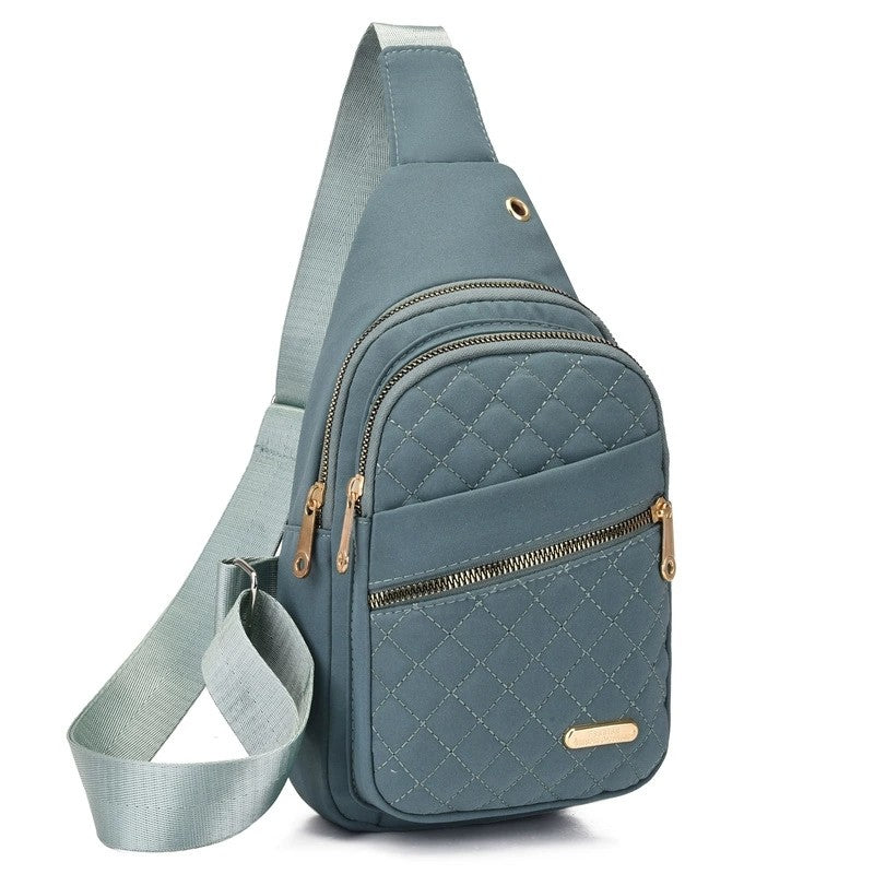 Lightweight & Comfortable Quilted Crossbody Chest Bag, Perfect for Daily Use, Casual Outings & Travel Women Sling Shoulder Purse