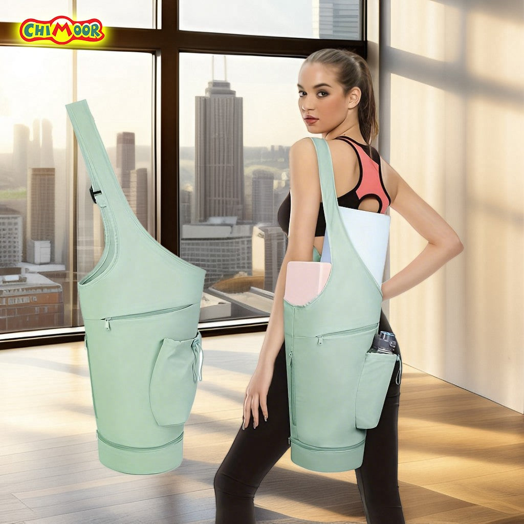 Yoga Mat Bag ?arrier - Multi-Functional Yoga Mat Carrier Bag with Water Bottle Pocket - Versatile Gym Yoga Mat Bags for Women