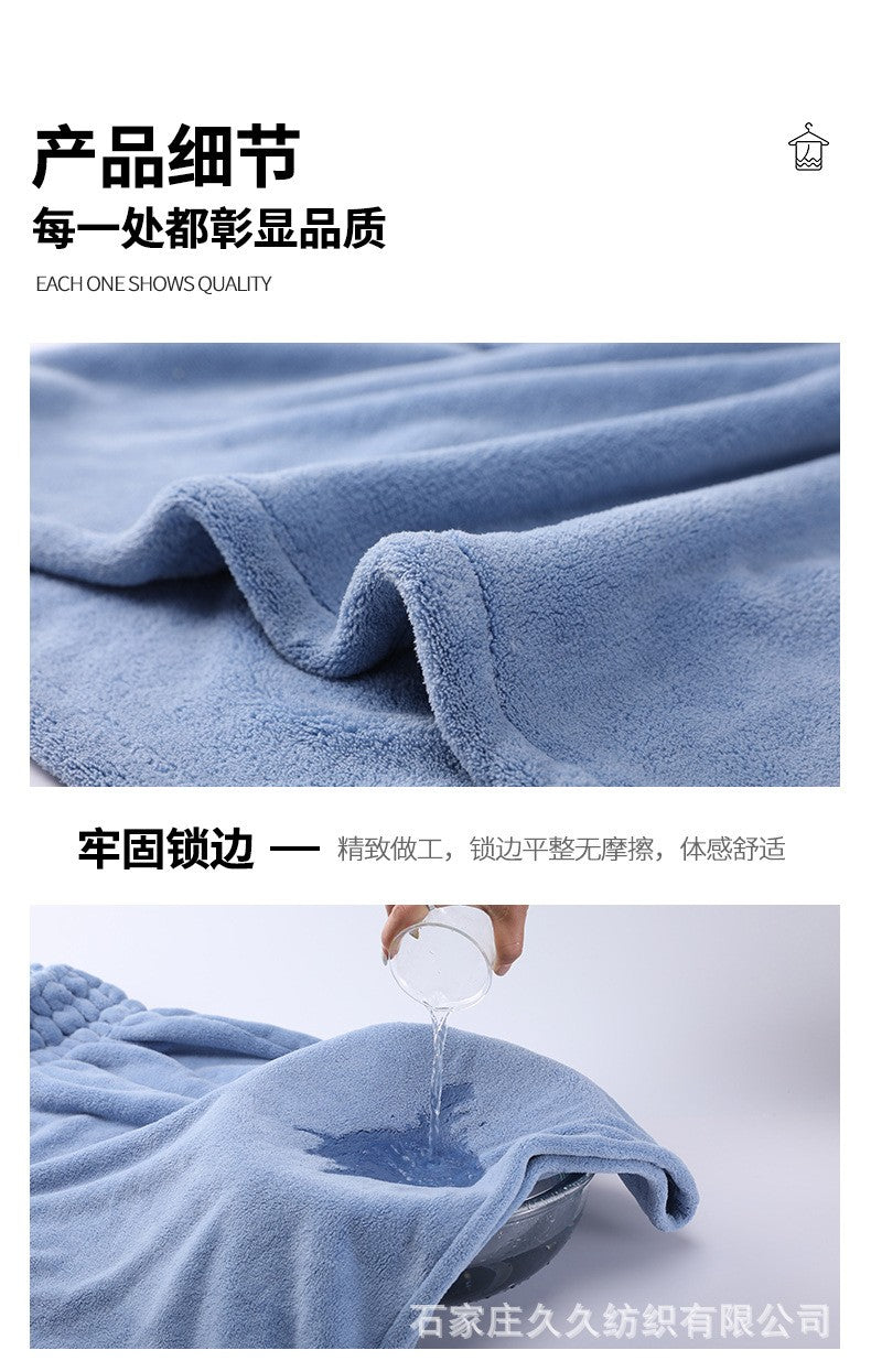 Women Wearable Bath Towel Wearable Towels Coral Fleece Women's Bath Skirt Absorbent Bath Skirt Shower Sauna Wear Towel