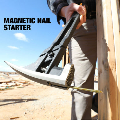 TOUGHBUILT TB-H1-1SBR-S20X TB-H1-1SBR-S24X Martelo de Garra de Aço ShockStop 20/24 OZ Face Fresada Ferramentas Manuais Martelo Toughbuilt