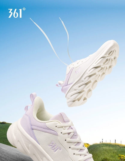 361 Degrees Women's Sneakers Retro Platform Sole Breathable Mesh All-Day Comfort Lightweight  Fitness Female Sneakers 682522230