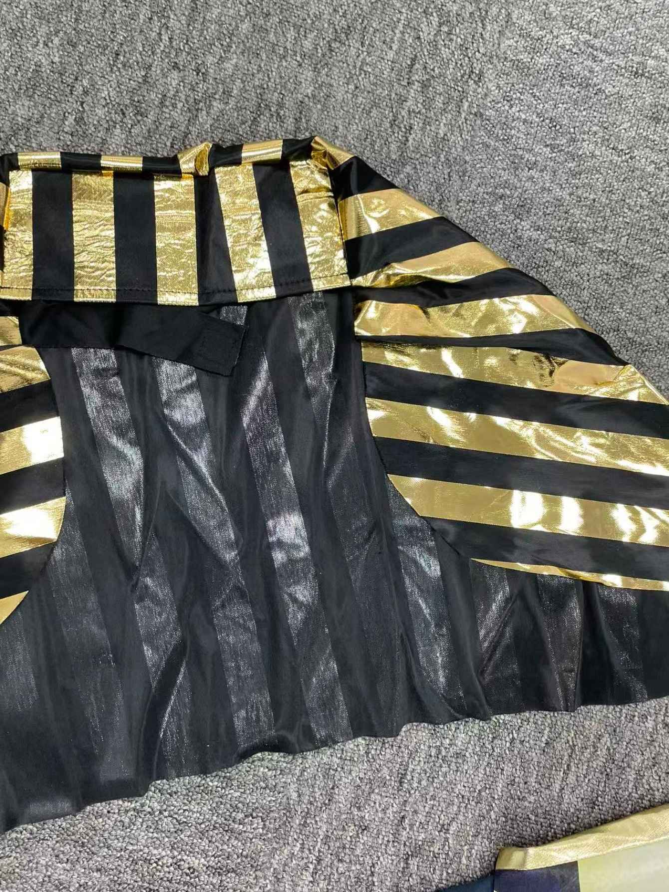 Kids Ancient Egyptian Pharaoh Cosplay Costume, full set outfit. Great for Halloween, theme party and role play.