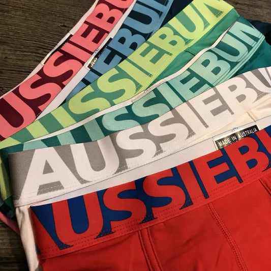 Wide brim candy color men's underwear four corner boxer underwear breathable elastic fiber