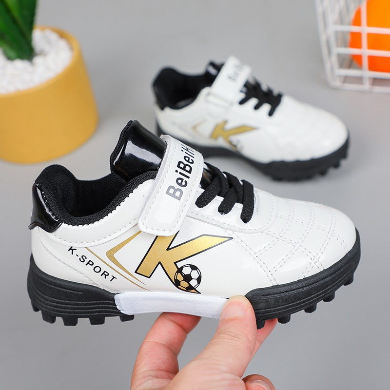 Soccer Cleats for Kids 2024 New Children Football Cleats Fashion Firm Ground Soccer Shoes