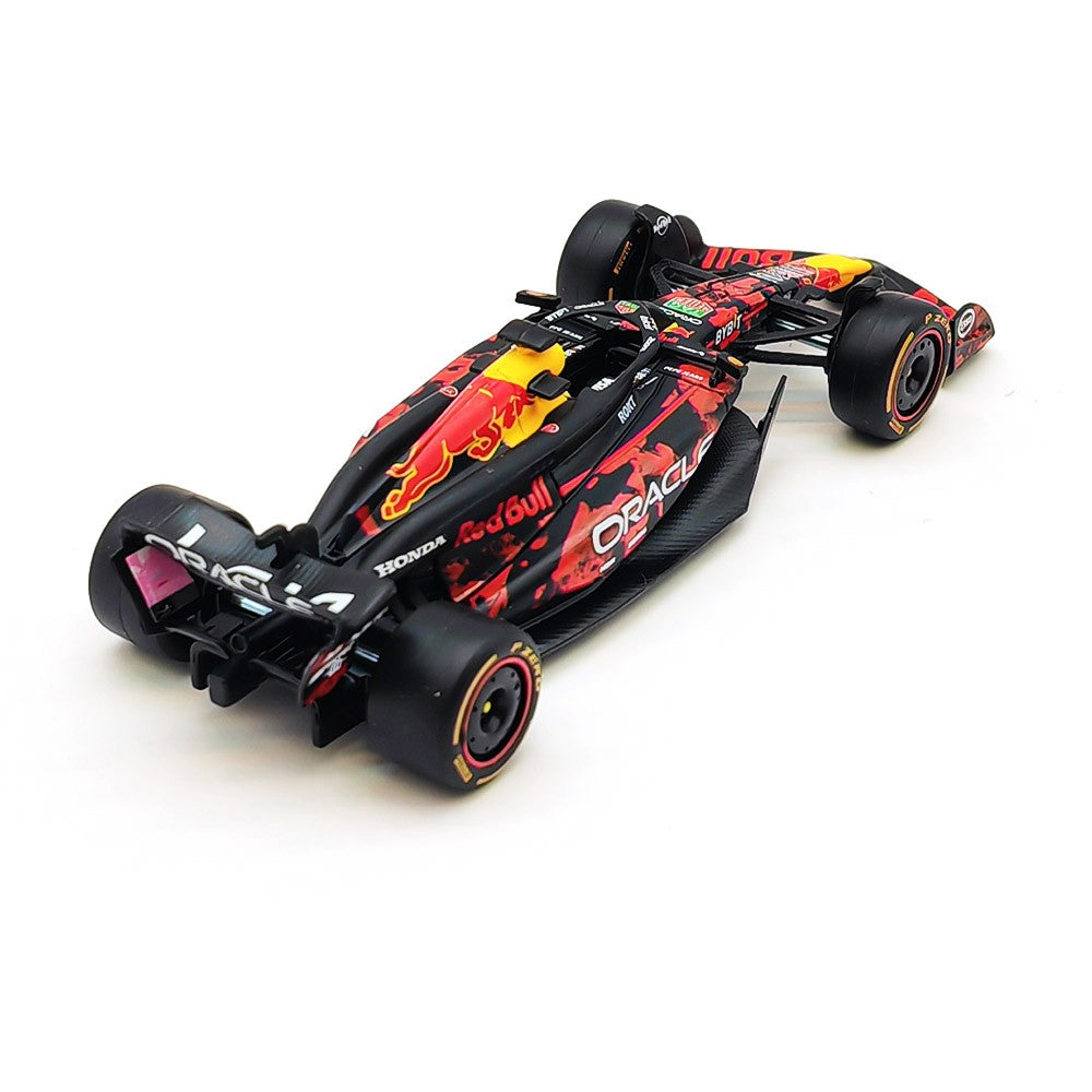 Novo em Estoque Bburago 1:43 Red Bull Rb20 Gp Britânico F1 Liga Miniatura Modelo Diecast Carro Blood Red Bull Brinquedos Presente Infantil