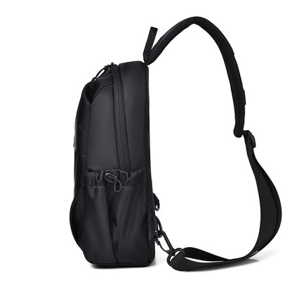 Men's Multifunctional Chest Bag with Adjustable Shoulder Straps, Suitable for Sports, Business, Travel, Commuting, Daily Outings