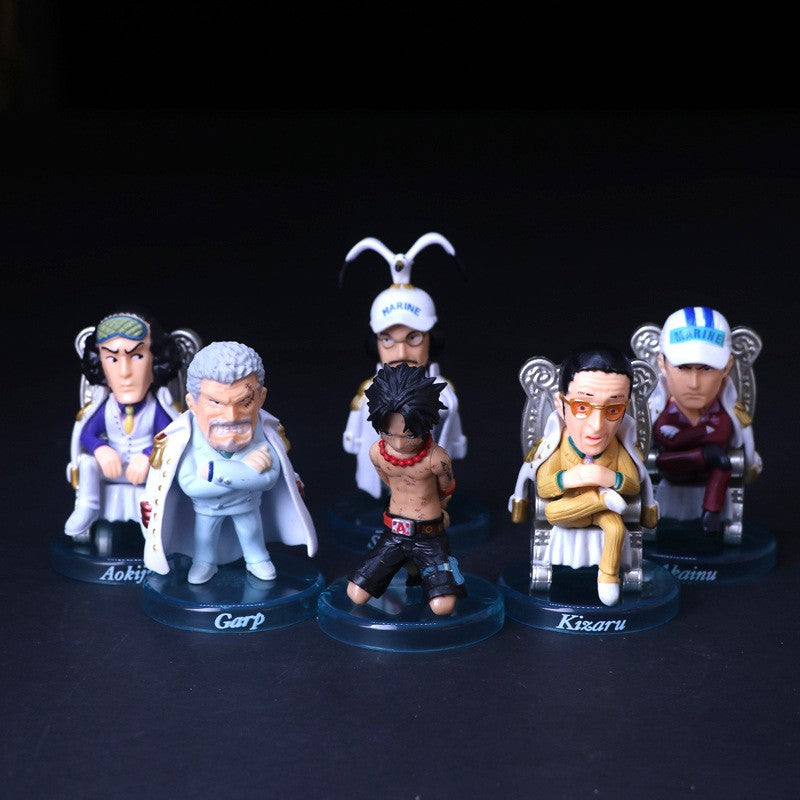1Conjunto Anime One Piece Boneco Luffy Hancock Vestido de Noiva Série WCF Ace Zoro Nami Marco Bonecos Colecionáveis Brinquedos para Presentes Infantis