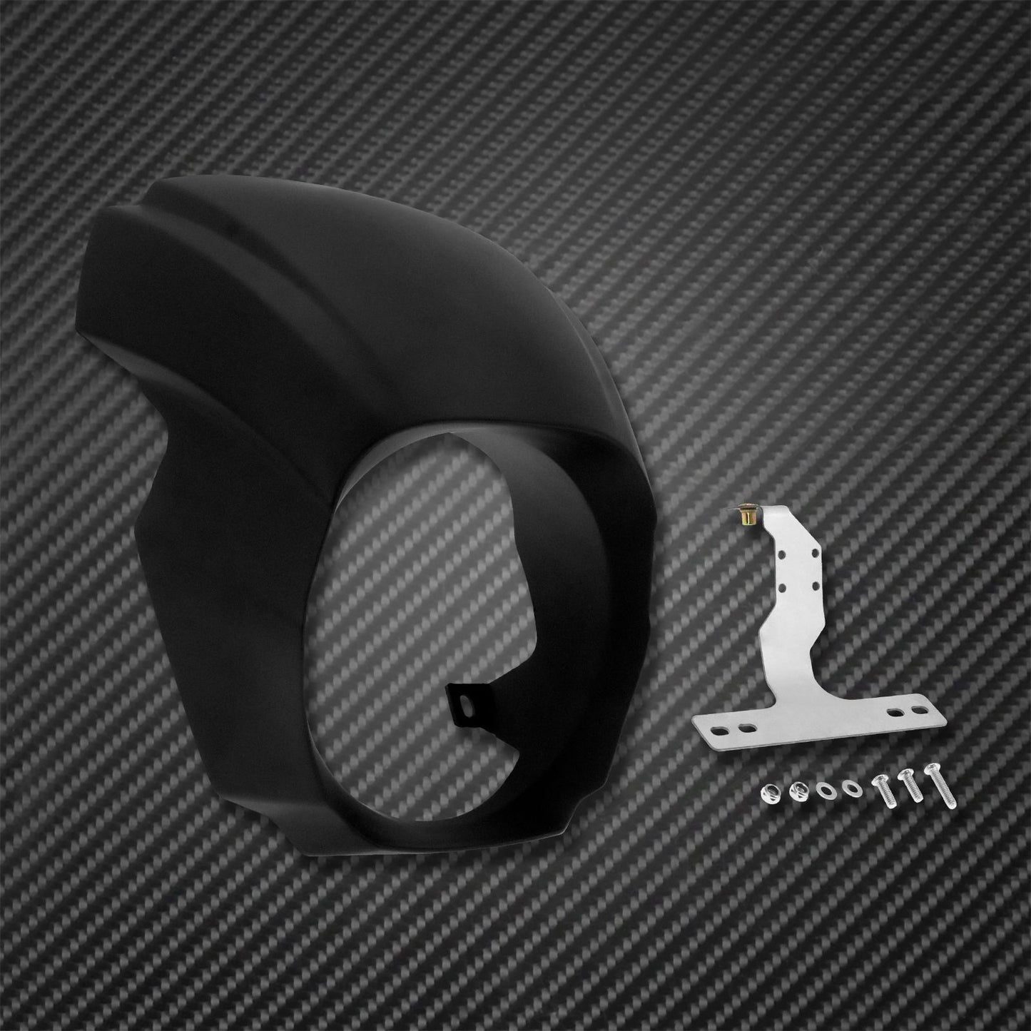 Capa Carenagem Farol Dianteiro Brilho Preto/Preto Fosco Para Harley Softail Breakout FXBRS FXBR Modelos 2018-2022 2023