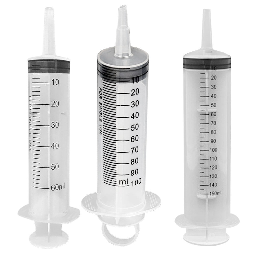 Seringa de 60/100/150 ML Reutilizável para Carne de Churrasco Injetor de Marinada Nutriente Seringa Medidora Estéril para Aves, Animais de Estimação e Ferramenta de Alimentação