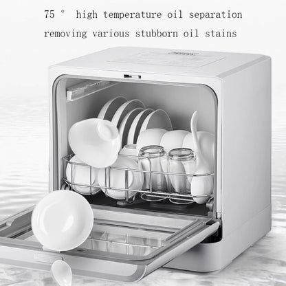 Desktop dishwasher, household fully automatic disinfection, drying sink, energy-saving, water-saving, strong cleaning