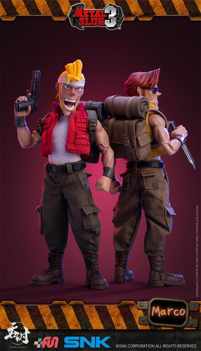 TUNSHI Studio Original SNK Model Official Metal Slug 3 Marco Tarma Rebel Soldier 1/12 Mecha Action Figure Toys EM ESTOQUE