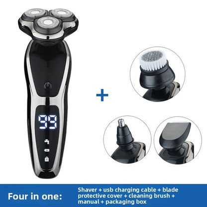 2025 New Digital Display Shaver Electric Razor Full-body Washing USB Charging Multi-functional Beard Razor