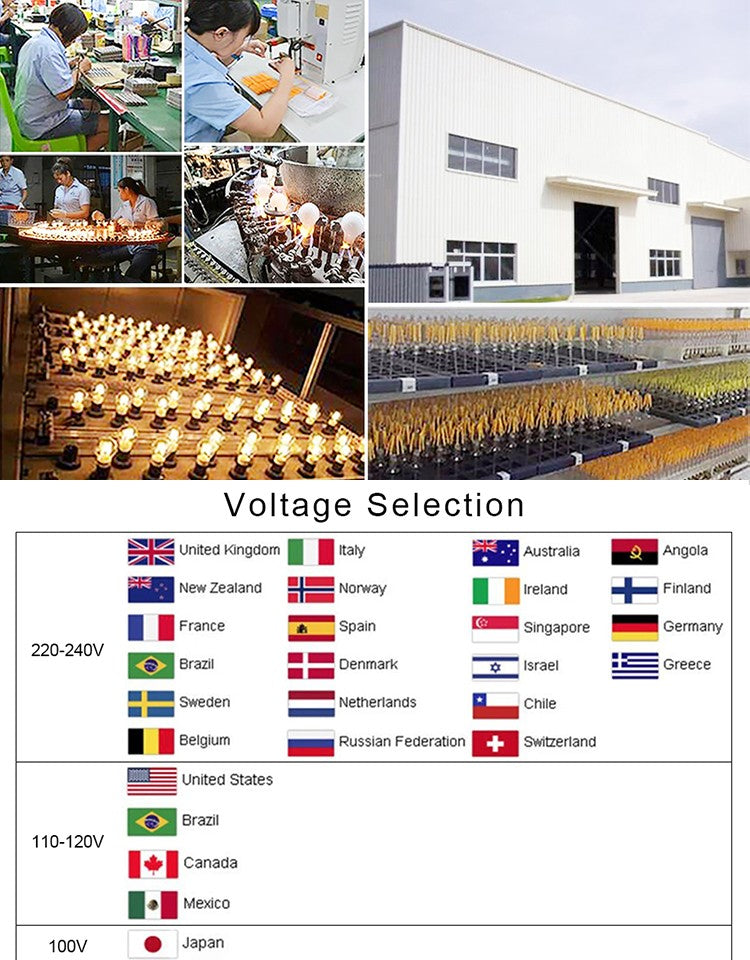 G40 Outdoor Solar String Light Garland LED Solar String Lights 24V Globe Waterproof Hanging Lights for Garden Backyard Cafe