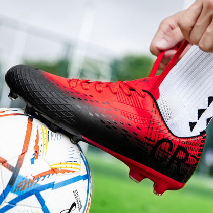 New Men Football Boots High-quality Non-Slip Outdoor  Futsal Soccer Shoes Grass Sneakers Cleats Match Indoor Hot-selling FG/TF