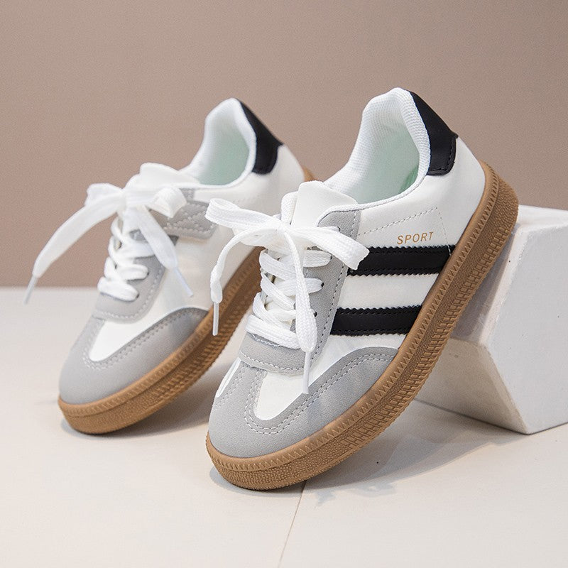 Children Tennis Shoes 2025 New Simple Kids Sneakers for Girls Patchwork Non-slip Boys Causal School Running Sneakers Non-slip