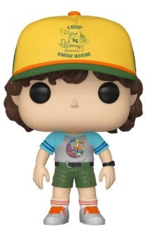 Limitado Venda Stranger Dustin no Camp 804 e (com Camisa de Carne Assada) Exclusivo #828 Boneco de Vinil Brinquedos para Coleção