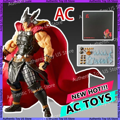 AC Toys New First Batch Thor Anime Figurine Amazing Yamaguchi Revoltech Kaiyodo Anime Action Figure Collectible Model Gift Toy