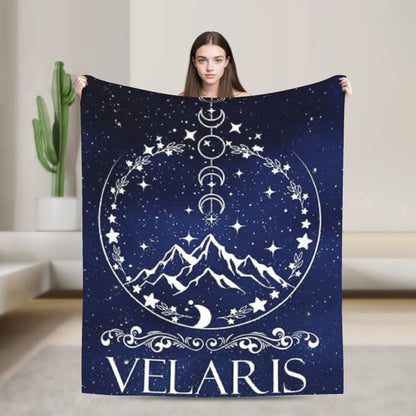 Manta Macia de Viagem Velaris Cidade da Luz Cobertor de Cama Flannel Colcha para Sofá Cadeira Cama Capa Engraçada de Sofá-Cama