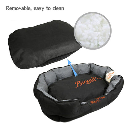 Cama para cachorro tipo sofá ortopédico impermeável XXL XL L, tapete para pets, canil, cesto lavável para cachorros, almofada removível para cães de porte pequeno, médio e grande