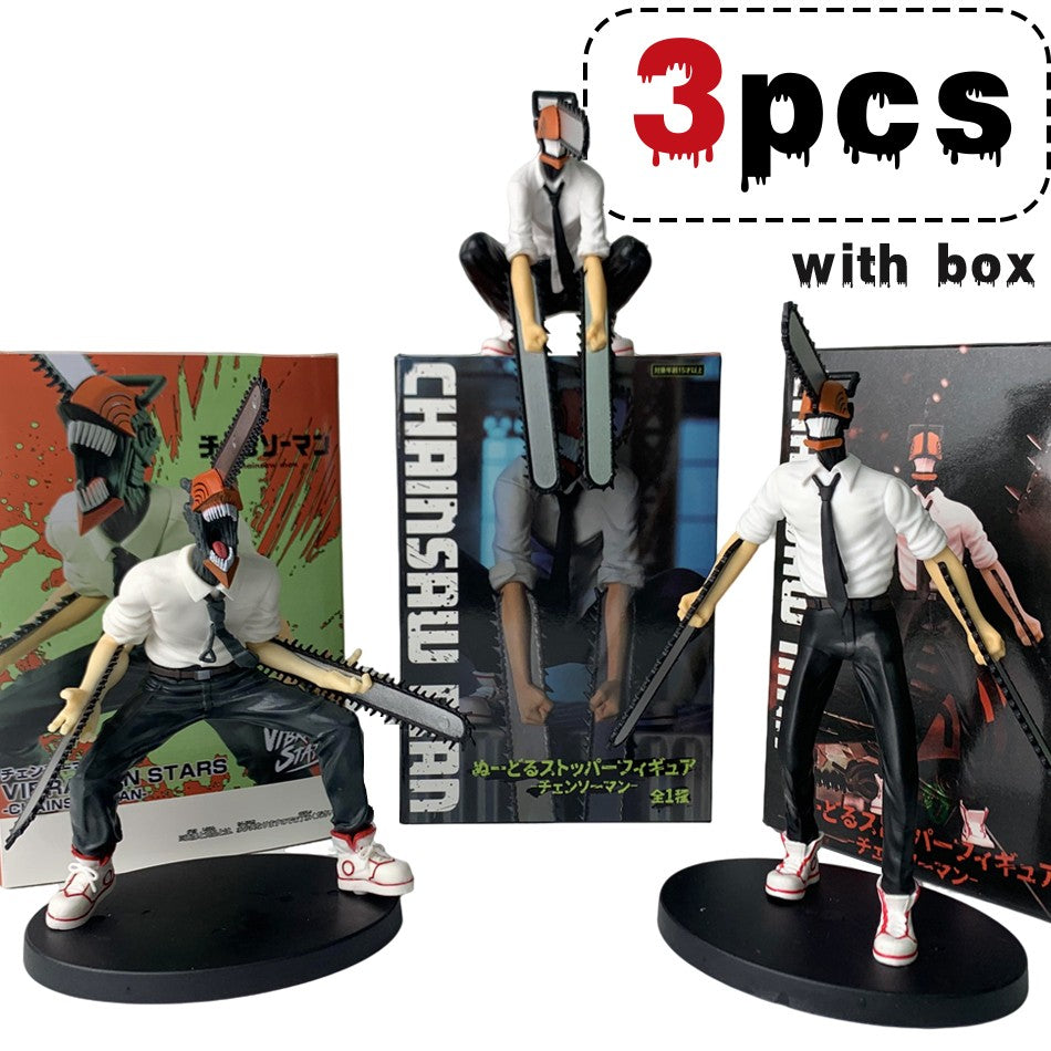 Figura de Anime Denji de Chainsaw Man de 19cm, figura de ação Denji/Power 1560, figura de Denji de Chainsaw Man para ho