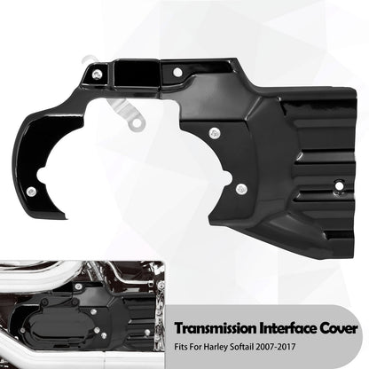 Engine Transmission Interface Cover For Harley Softail Fat Boy Deluxe Classic FLSTF 2007-2017 Standard Slim FXST FLS Motorcycle