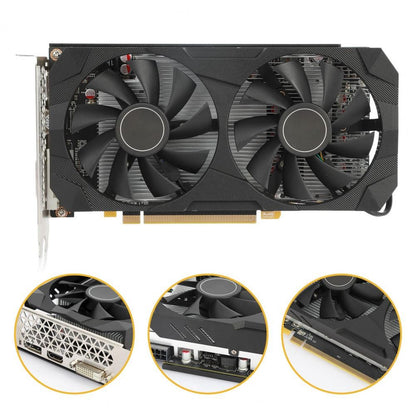 Nova Placa Gráfica RX580 Dual Cooling Fan 8GB GDDR5 256-Bit Placa de Vídeo para Desktop PC Mineração Jogos Acessórios de Computador