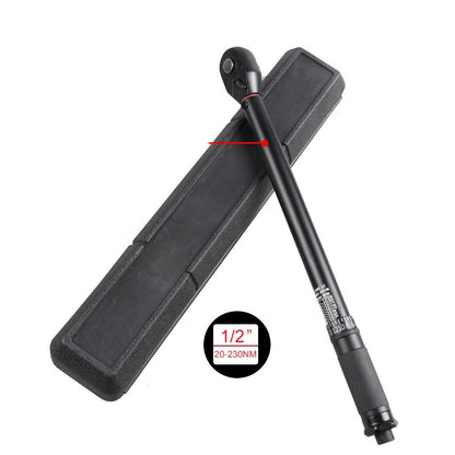 Chave de Torque Pré-definida 1/2'' 3/8'' 1/4'' com Encaixe Quadrado para Bicicleta, Catraca de Duas Vias para Carro, Moto e Ferramentas Manuais Automotivas
