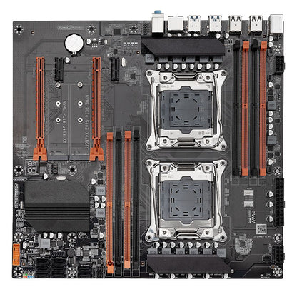MOUGOl X99 Dual CPU Gaming Motherboard DDR4 M.2 NVME USB3.0 E-ATX LGA2011-3 Support Xeon E5 2680 V4 CPU Server Motherboard