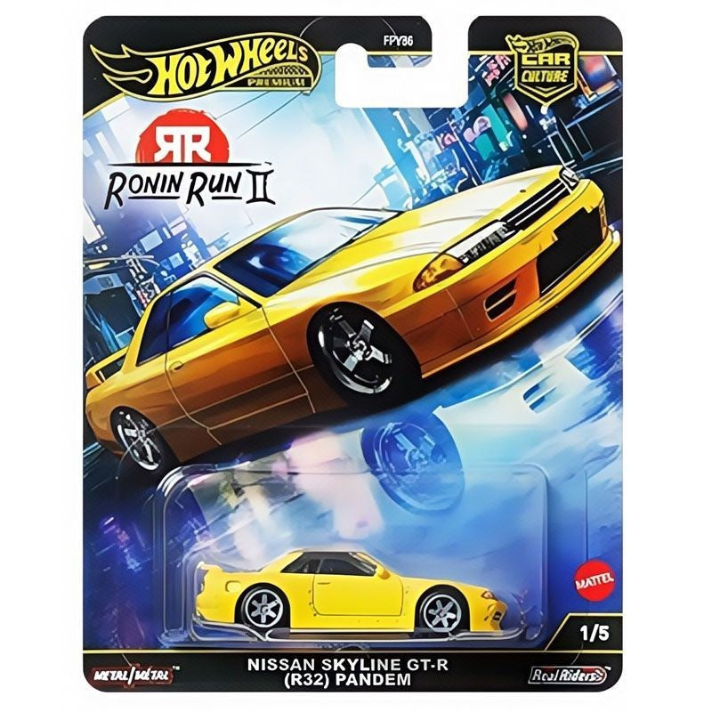 Em estoque 2025 Hot Wheels Premium 1/64 Car Culture Ronin Run 2 Gold Label Car Honda Mazda Nissan Toyota Fpy86 Veículo Diecast