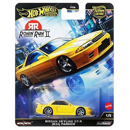 Em estoque 2025 Hot Wheels Premium 1/64 Car Culture Ronin Run 2 Gold Label Car Honda Mazda Nissan Toyota Fpy86 Veículo Diecast