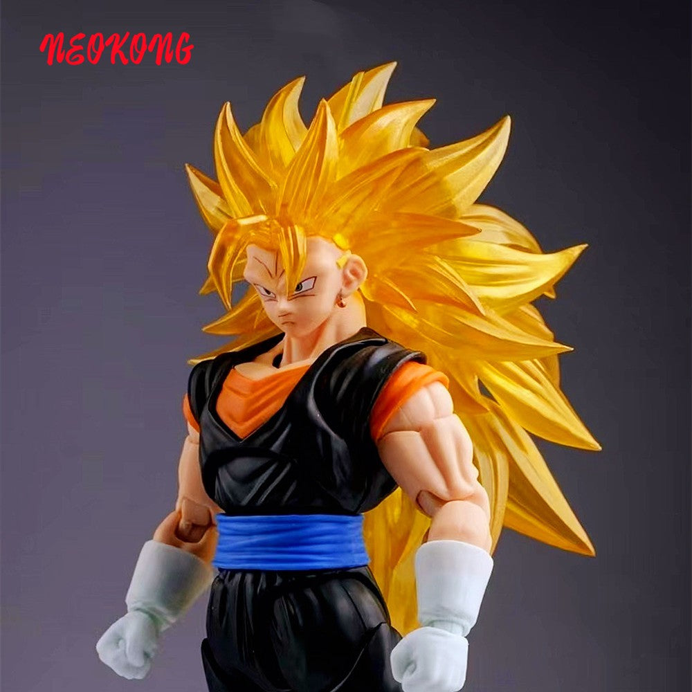 Neokong Studio Dragon Ball Vegeto Figure Goku Ssj3 3.5 Body SHF Vegito Super Saiyan 3 Action Figure Vegeto Figurine Toy Gift
