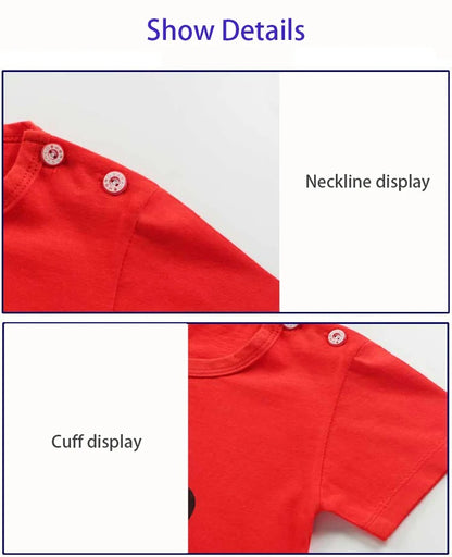 Kids Clothes Set Baby BoyGirl T-Shirt + Shorts Summer Clothing Cotton Cartoon Casual Boys Tracksuit Children Baby Clothes Set