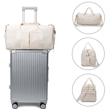 New lightweight, simple and large-capacity travel luggage bag, with an independent shoe compartment fashionable travel bag!