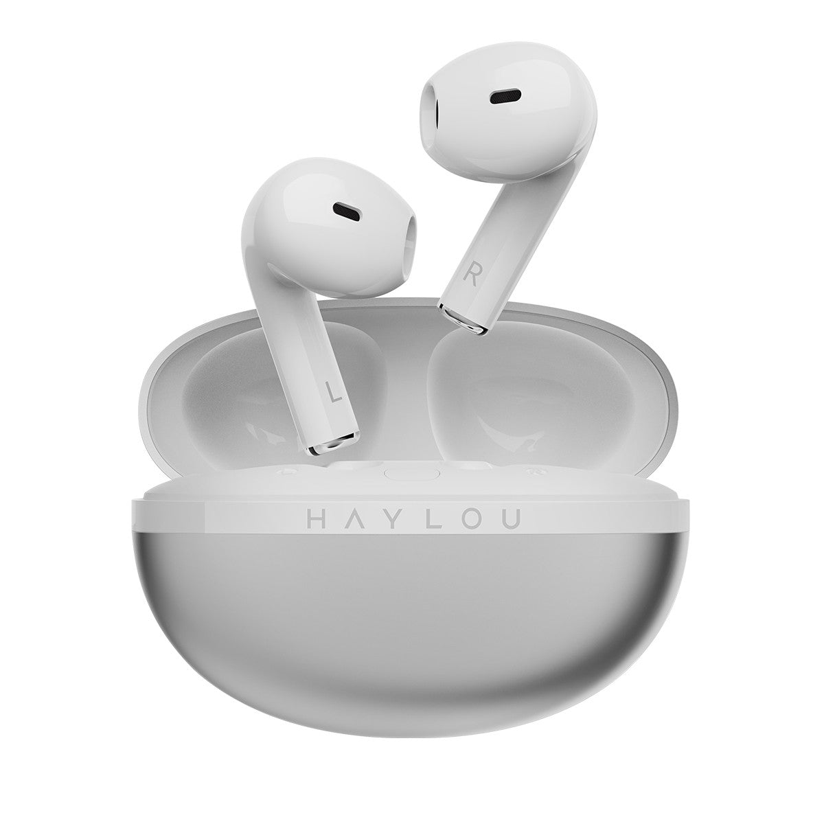Fones de ouvido HAYLOU X1 2023 True Wireless, estojo metálico, Bluetooth 5.4, bateria de 24 horas, fones de ouvido semi-intra-auriculares