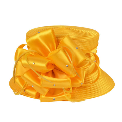 Novos Chapéus Fascinators 2025 para Mulheres Elegantes Casamentos e Chapéus de Topo para Igreja de Damas Britânicas para Mulheres Negras S10-4585