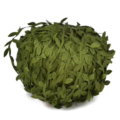 10/20M Silk Leaf-Shaped Handmake Artificial Green Leaves Faux Vines Bathroom Decorative Diy Wreath Accessories Home Decoreation