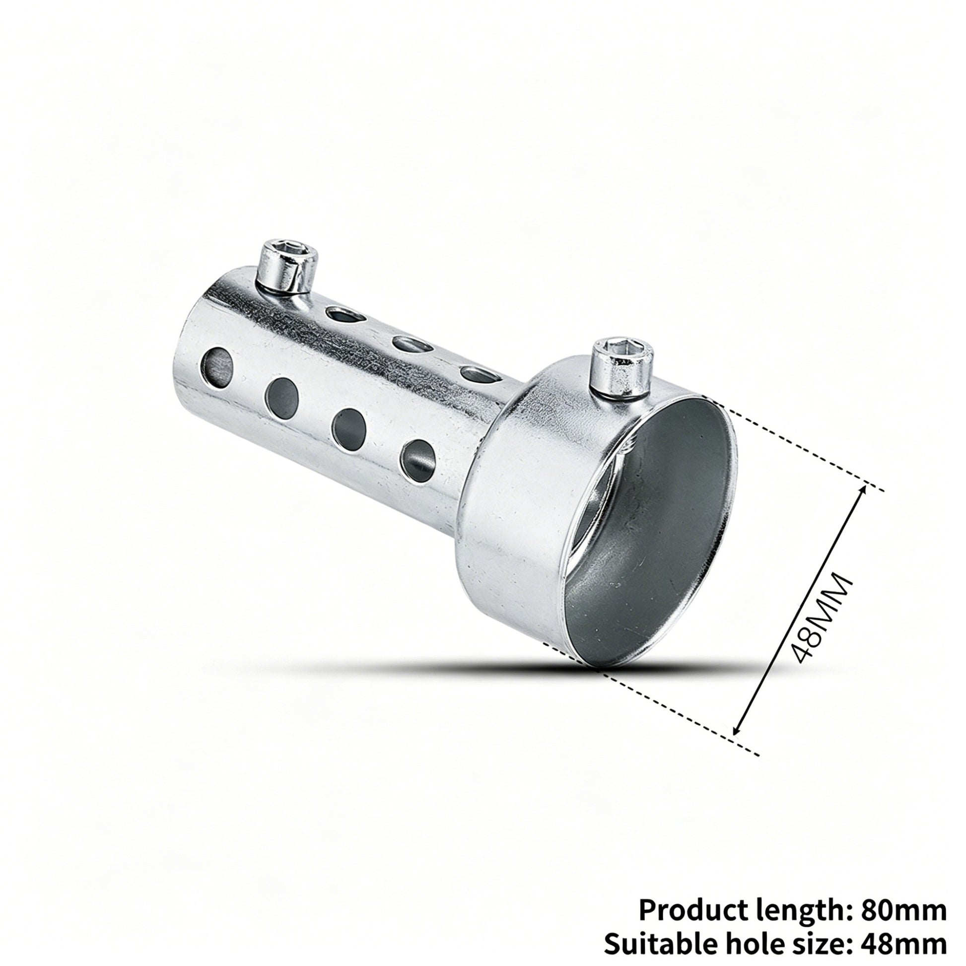 CENJITION 42mm 45mm 48mm Motorcycle Exhaust DB Killer Noise Sound Eliminator Adjustable Muffler Can